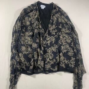 Vintage 90s ann taylor loft top floral